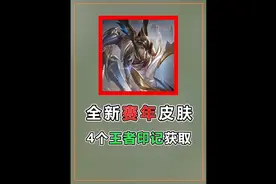 全新赛年皮肤来了，4个王者印记免费获取，金甲帅呆了视频封面