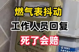家中燃气表抖动打电话给燃气集团，客服回应死了会赔！ 视频封面