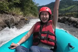 中国浙江的漂流真的太让我喜欢啦！#谁说夏天不能游山玩水#玩转江浙沪#老外说不到浙山非好汉#龙井峡漂流#三渡山地运动公园