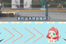 女生：首先，我在斑马线，其次我戴头盔了视频封面