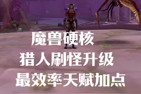 魔兽硬核 猎人刷怪升级 最效率天赋加点 #魔兽硬核模式 #魔兽世界