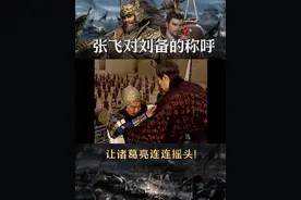 张飞那一刻对刘备的称呼，让诸葛亮连连摇头！ #卧龙吟 #刘关张视频封面