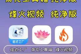 格式工厂+实用工具箱+视频软件，都是纯净专业版！ ✅格式工厂：1.9.1，高级版，支持视频、图片、音频等格式转化

✅荷花工具箱：1.0.1，纯净版，包含很多实用工具，无广告

✅烽火JC：1.0.4，纯净版，去除广告，精简播放界面

#知云阁软件 #格式转换 #实用工具箱 #免费看剧 #app分享宝藏软件视频封面