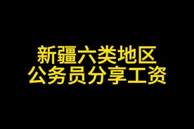 新疆六类地区公务员分享工资待遇视频封面