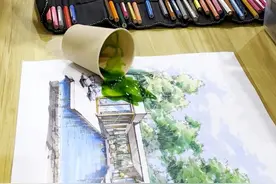 马克笔你不知道的渐变方法#马克笔上色 #手绘 #马克笔手绘 #马克笔渐变色画法 #设计手绘视频封面