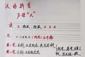 汉语拼音：声母“l”的笔顺、拼读（完整版）视频封面