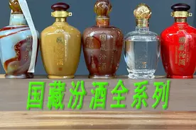 汾酒天花板：国藏汾酒全系列测评，对比青花50 #一波说酒 #白酒视频封面