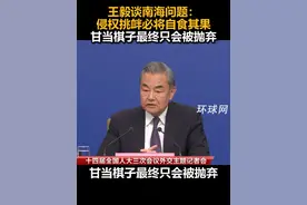 王毅谈南海问题：侵权挑衅必将自食其果，甘当棋子最终只会被抛弃#2025全国两会视频封面