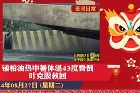 铺柏油热中暑体温43度昏倒叶克膜救回 #热点  #热点新闻事件视频封面