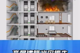 【高层建筑火灾逃生】高层建筑火灾具有蔓延速度快、救援难度大等特点，高层建筑失火该如何逃生？戳视频，带你快速了解！#应急科普视频封面