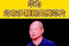 9月18日，在2025华为全联接大会上，华为轮值董事长徐直军公布多颗昇腾芯片，包括昇腾 950PR、950DT、960、970 ，将于2026年一季度起开始推出。#华为 #昇腾