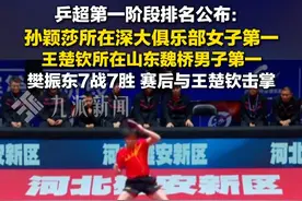 6月11日，乒乓世界TTW公布2025乒超联赛第一阶段排名 ，#王楚钦所在俱乐部12积分暂列男团第一  ，孙颖莎所在深大俱乐部女团第一。