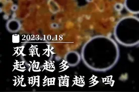 双氧水起泡越多，说明细菌越多吗？#双氧水 #显微镜下的世界 #医学科普 #专业健康科普送给咱爸妈视频封面