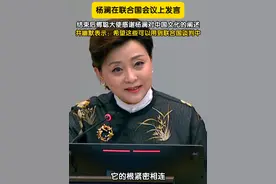 6月10日，首个联合国“文明对话国际日”。杨澜在联合国会议上发言，在结束后，中国常驻联合国代表傅聪大使感谢杨澜对中国文化的阐述，并幽默表示：希望这些可以用到联合国谈判中。#杨澜 #联合国视频封面