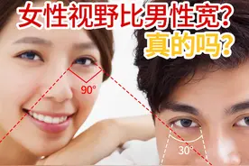 女性的视野为什么比男性宽？ #女性视野比男性宽 #冷知识 #涨知识视频封面