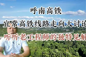 宜常高铁线路走向大讨论，听听老工程师的独特见解#宜常高铁视频封面