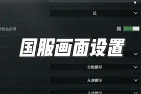 《国服画面设置》 #暗区突围无限攻略#暗区端游正式上线