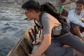 在孟加拉被骗喝恒河水了，恒河水真的不能乱喝... #孟加拉 #公路旅行 #东南亚大冒险