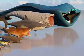 神话海怪体型排名，百米巨鲲都排不上前三，体型最大居然是它！视频封面