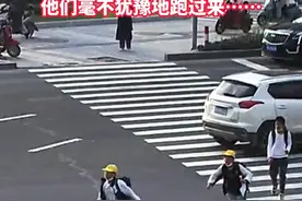 小小身板，大大能量！马路上，丽水3名小学生飞奔救助的身影，让人动容！（供稿：金蝉视频）#暖心一幕 #浙江dou知道 视频封面
