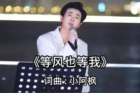 你说你在那里等风也等我#热歌推荐 #街头唱歌 #音乐推荐 #等风也等我 #小阿枫视频封面