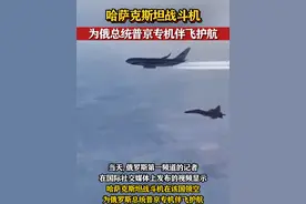 哈萨克斯坦战斗机为俄总统普京专机伴飞护航 #东南军情 #俄罗斯 #哈萨克斯坦