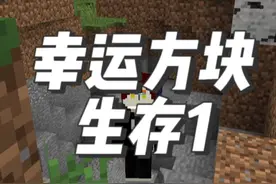 幸运方块生存1能炸掉基岩的大炮 #叶枫的日常 #我的世界视频封面
