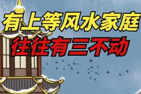 一个有上等风水的家庭，往往有三不动，越不动越有福气视频封面