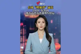 台风“桦加沙”逼近，24日广东省内所有高铁及普速列车停运 ！