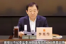 海阳市人大常委会原党组书记、主任李英作接受纪律审查和监察调查 #打虎拍蝇 视频封面