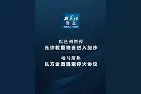 新华社消息｜以色列暂停允许救援物资进入加沙　哈马斯称以方企图逃避停火协议视频封面
