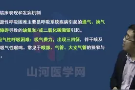 21呼吸内科学主治医师考试-冲刺课：呼吸困难二山河医学网视频封面