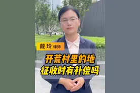 开荒村里的地，征收时有补偿吗？#开荒种地 #征收土地 #征收 #律师普法 #法律咨询视频封面