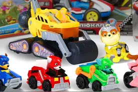 好玩！汪汪队立大功超能狗狗全新玩具车开箱~视频封面