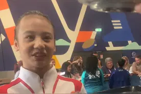 8月4日举行的奥运会女子高低杠决赛中，邱祺缘与冠军0.2分之差摘得银牌，赛后她说：“输得心服口服，但是这是我的第一次奥运”#2024年巴黎奥运会  #邱祺缘视频封面