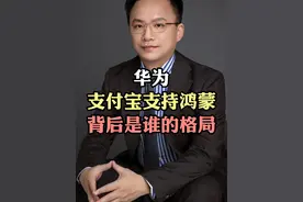 支付宝支持华为鸿蒙，背后是谁的格局？ #支付宝 #华为 #鸿蒙 #国产操作系统 #峰叔三思视频封面