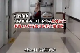 6月29日，据都市现场，江西萍乡，儿子坠亡获赔195万，婆婆怕儿媳不生下肚里孩子拒绝分钱 ，法院判给胎儿39万。视频封面