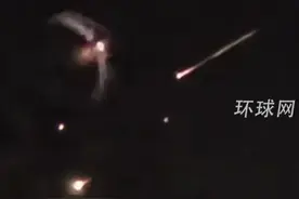 罕见画面！以色列当地民众拍到伊朗弹道导弹在大气层外被拦截