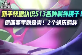 新手快速认识S13各种羁绊棋子！原画赛季就是爽！2个娱乐羁绊视频封面