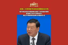 全国人大新闻发布会回应美国加征关税：美方单边加征关税的做法违反了世贸组织规则  希望美方与中方相向而行  通过平等磋商找到解决问题的办法视频封面