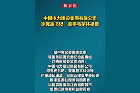 中国电力建设集团有限公司原党委书记、董事马宗林被查视频封面