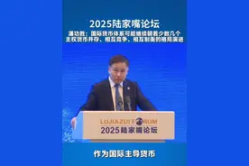 潘功胜：国际货币体系可能继续朝着少数几个主权货币并存、 相互竞争、相互制衡的格局演进#2025陆家嘴论坛 #陆家嘴论坛 #国际货币体系 #央行视频封面