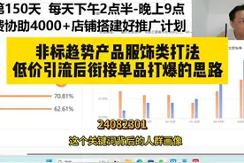 无界直通车低价引流全店动销高投产玩法，顺应趋势视频封面