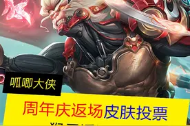 周年庆返场皮肤投票结果，猴子第一名，遥遥领先 #王者荣耀视频封面