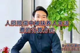 人身损害赔偿中被扶养人生活费计算方法#法律常识 #干货分享视频封面