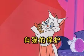 汤姆把杰瑞当做礼物送给白猫，可是白猫却对杰瑞宠爱有加！视频封面