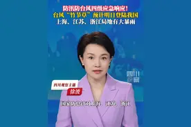 受 #台风竹节草 影响，7月28日至31日，上海、江苏、浙江的部分地区有大到暴雨，局部地区有大暴雨。国家防总决定于7月28日16时针对上海、江苏、浙江启动防汛防台风四级应急响应