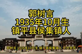 郭树言 1935年10月生,镇平县侯集镇人#南阳 #南阳名人录视频封面