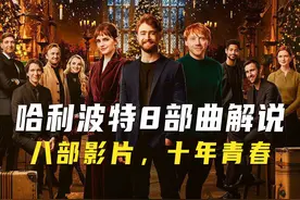 一口气看完《哈利波特系列》8部曲，十年魔法故事，一次性看懂！视频封面