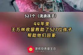王万林献出了几乎所有的退休金，甚至抵押房产，救助了527位流浪儿童#致敬行善者 #流浪儿童 #公益 #用心点亮爱视频封面